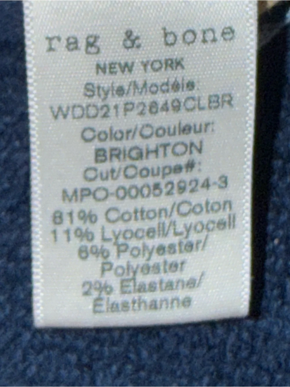 Rag & Bone denim jeans size 24